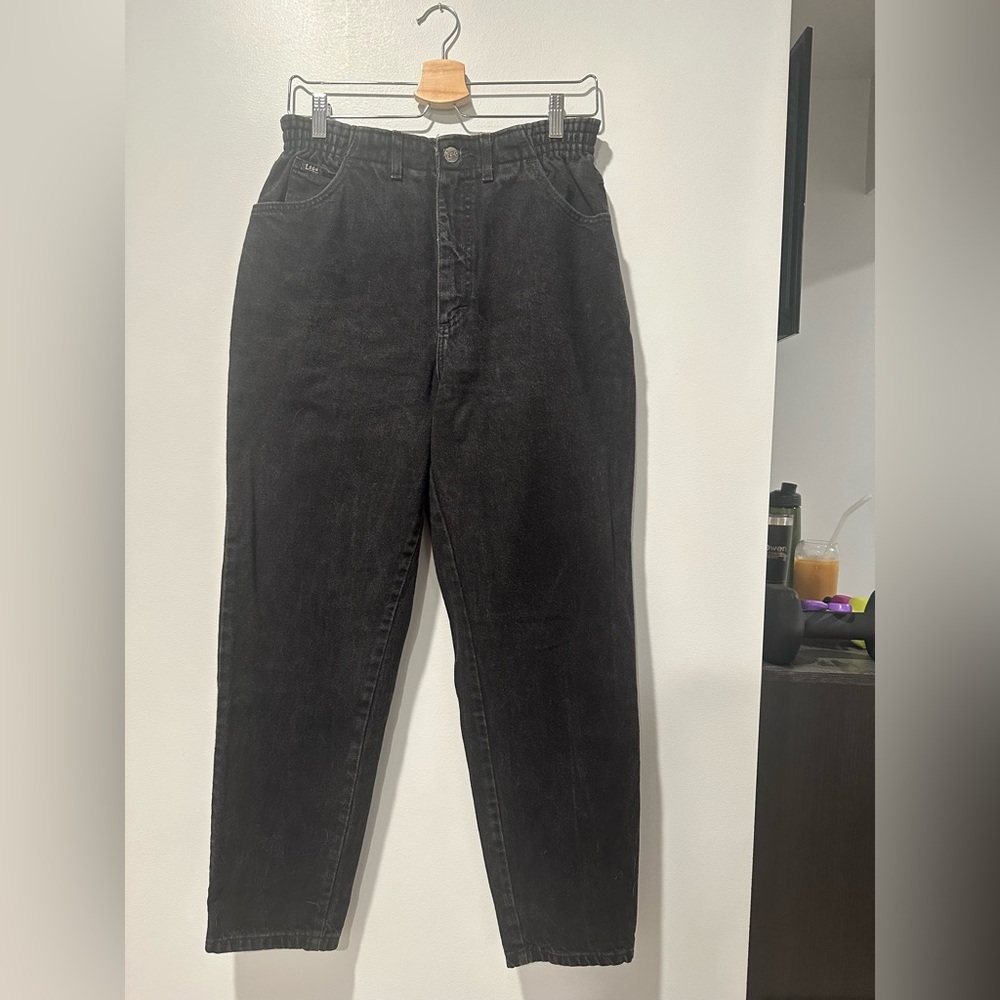 Vintage Lee's Jeans in Black Wash
